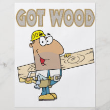 got wood carpenter humour funny design flyer design