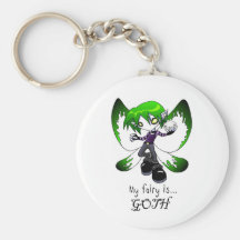Goth Fairy Keychain