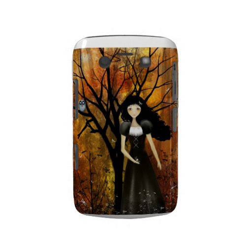 Goth Girl Autumn Blackberry Case