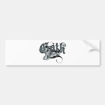 Goth Girl Bumper Stickers