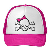 Goth Girly Skull hat