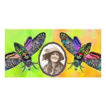 Goth Moth photocard Customized Photo Card