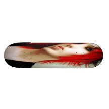 Goth red hair boy 1.0 skate board decks