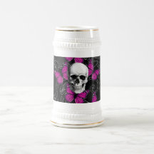 Gothic baroque skull mug