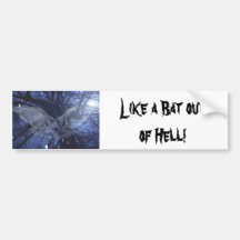 Gothic Bat gifts Bumper Sticker