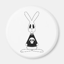Gothic Bunny Lucien Fridge Magnet