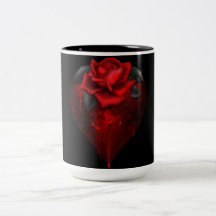 Gothic Heart Mugs