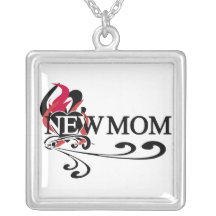 Gothic Heart New Mum T-shirts and Gifts Necklaces