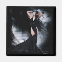 Gothic Princess Fridge Magnets