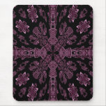 Gothic purple and black cross mousepad