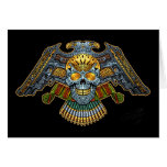 Gothic Skull with Guns and Bullets by Al Rio Card
