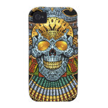 Gothic Skull with Guns and Bullets by Al Rio Case For The iPhone 4