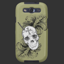 Gothic Skulls and Baroque Galaxy S3 Cas casemate cases