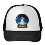 Gothic Snowman Snow Globe Mesh Hats