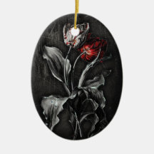 Gothic Tulips Christmas Tree Ornament