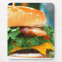 Gourmet Bacon Cheeseburger Mousepad