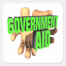 Government Aid Stickers