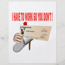 Government Check Full Colour Flyer