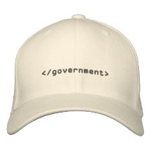 Government End Tag Embroidered Hat