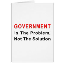 Government Is The Problem Cards