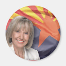 Governor Jan Brewer Fridge Magnet
