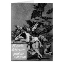 Goya The Sleep of Reason Produces Monsters Cards