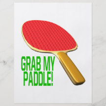 Grab My Paddle Flyer Design
