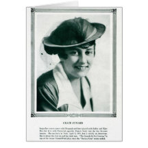 Grace Cunard 1916 vintage portrait card