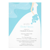 Graceful Bride Bridal Shower Invitation