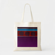 Graceful dark blossom wedding gift canvas bags