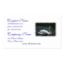 Graceful Swan Business Cards