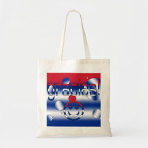 Gracias! Cuba Flag Colours Pop Art Tote Bags