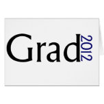 Grad 2012 greeting card