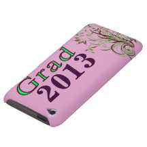 Grad 2013 Purple iPod Case Barely There iPod Covers