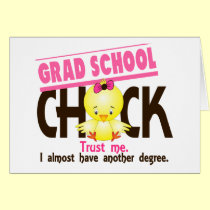 Grad School Chick 3 cards