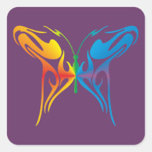 Gradated Butterfly Sticker