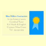 Grade School Tutor Business Cards Template business cards