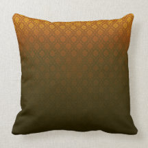 Gradient Damask Pillow