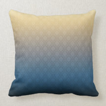 Gradient Damask Pillow