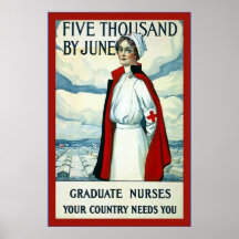 Graduate Nurses ~ Vintage Nurse Poster