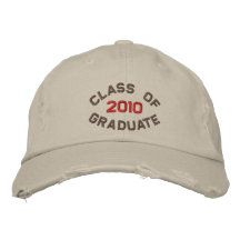 Graduation 2009 embroidered hats
