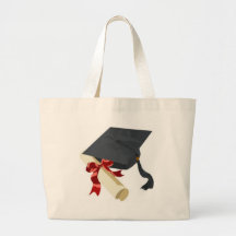 Graduation Cap & Diploma Tote Bags