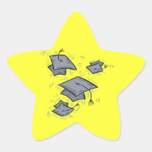 Graduation Caps Stickers