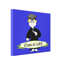 Graduation Class of Personalized Stretched Canvas Print