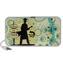 Graduation Guy Retro Art Doodle Speaker