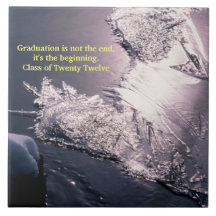 Graduation is not the end, it's the beginning:2012 tile