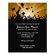 Graduation open house invitation