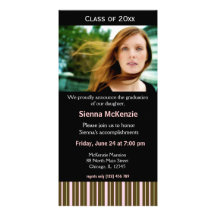 Graduation Open House Picture Card