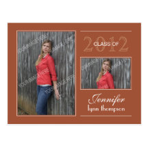 Graduation Open House Postcard