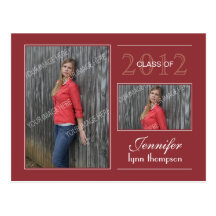 Graduation Open House Postcard